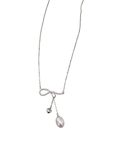Collana Domar Donna in Argento Perla COAR-373-280 - COAR-373-280